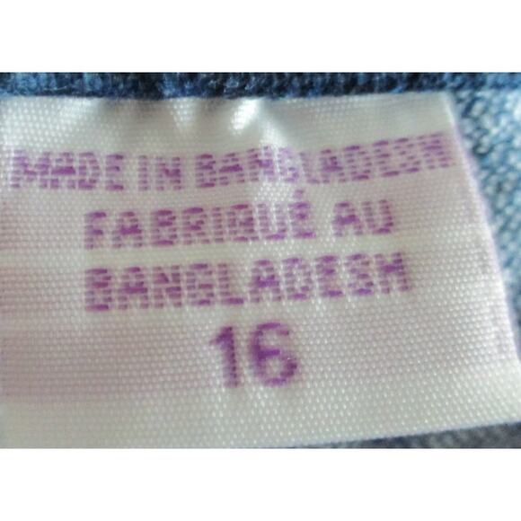 Allison Daley Women's Mid Rise Straight Leg Stretch Zip Front Blue Jeans NWT 16S - Picture 8 of 11